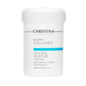Elastin Collagen Azulene Moisture Cream with Vitamins A, E & HA for Normal Skin