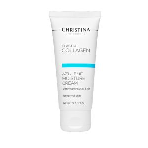 Elastin Collagen Azulene Moisture Cream with Vitamins A, E & HA for Normal Skin